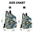 thumbnail image 2 of FORMRS Mini Backpack Purse for Women Travel Daypack Casual Shoulder Bag, Floral Lemon, 2 of 7