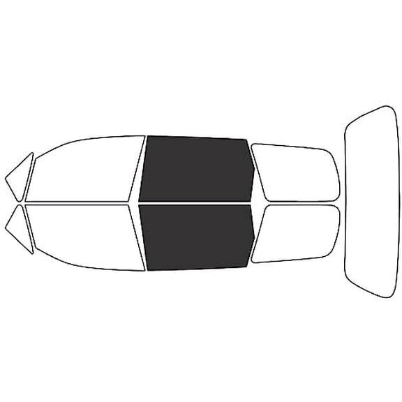 Avery Dennison NR Nano Ceramic IR Window Tint Kit Compatible with Isuzu Oasis 1996-1999 - Back