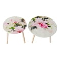 thumbnail image 3 of Set de mesa auxiliar Table Benzara de 40 cm y 50 cm, diseño floral, 3 of 5