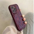 thumbnail image 1 of Glossy 3D Meteorite Texture Plating Silver Phone Case For iPhone 14 13 12 15 Pro Max 11 Camera Protective Metal Color Back Cover, 1 of 7