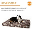 thumbnail image 5 of K&H Pet Products Superior Orthopedic Indoor/Outdoor Bed Brown/Paw Medium 30 X 40 X 4 Inches, 5 of 10