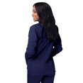 thumbnail image 2 of Sivvan Women's Scrubs Warm-Up Jacket / Front Snaps - Round Neck, 2 of 7