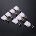 thumbnail image 4 of Inteprter Pack of 6 Bathroom Storage Hangers Hooks Wall Household Organizer Self-adhesive Organization Removable Plastic Holder Type3 NO3 Inteprter JJ9875-00, 4 of 6