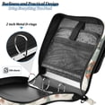 thumbnail image 4 of FORMRS Zipper Binder with Shoulder Strap 2-inch Ring 500 Sheet Capacity File Bag, Winter Goose Scarves, 4 of 5