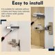 thumbnail image 3 of 10 Pack Soft Close Cabinet Dampers, Compatible with Cabinet Doors/Wardrobe Doors, Metal Soft Close Cabinet Door Dampers with Screws, 3 of 5