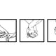 thumbnail image 5 of Decoración de pared con línea de manos, póster de dibujo de arte lineal minimalista, dibujo lineal de manos simple y moderno, para el baño de la sala, 5 of 5