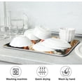 thumbnail image 7 of Farm House Dish Drying Mat, Absorbent Microfiber Pad Protector For Kitchen Counter Top Mat Dish Drainboard 16x18in, 7 of 7
