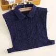 thumbnail image 4 of Camicover Detachable Dickey Collar Half Shrt Blouse Collar for Women and Girls Pack of 3, 4 of 8