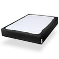 thumbnail image 1 of Box Spring Cover with Smooth and Elastic Woven Material, Alternates for Bed Skirt, King Size Only, Wrinkle & Fading Resistant, Washable, Dustproof, Black, 1 of 4