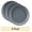 Gray, variant on Mainstays Chiara Stoneware Round Navy 10.5" Dinner Plate