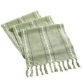 thumbnail image 1 of Green Farmhouse Table Runners Handmade Tassel Linen Table Runner 72 Inches Long Farmhouse Style Runner For Kitchen Dining Table 13 X 72 Inch Green, 1 of 6