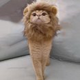 thumbnail image 2 of Billuyoard Melena de león de gato de poliéster transforma a la mascota en un sombrero de conejo y gato de la selva con orejas fáciles de usar Ropa para mascotas Peluca Melena De León S, 2 of 6