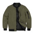 thumbnail image 2 of Boys Casual Lightweight Bomber Jackets Zipper Up Windproof Coat for Fall Winter Spring Outdoor Wearing (GN2), 2 of 8