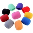 thumbnail image 3 of Colorful Sponge Soft Professional Studio Cover Cap Protective Microphone ORANGE, 3 of 8
