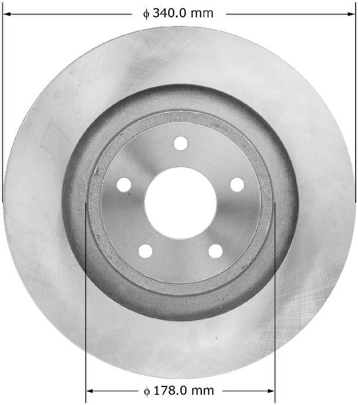 BENDIX PRT5920 Bendix Brake Rotor Fits select: 2013-2014 CHRYSLER 200, 2013-2014 DODGE AVENGER