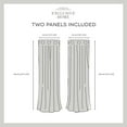 thumbnail image 6 of Exclusive Home Loha Linen Grommet Top Curtain Panel Pair, 54"x108", Beige, 6 of 8