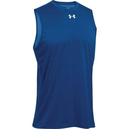 Under Armour Mens Royal Sleeveless Crew Neck Tank Top Pick Sz