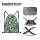 thumbnail image 4 of Fotbe Green Leopard Bolsa Mochila con Cordón Estampada, Bolsa de Gimnasio Deportiva, Bolsa Cinch, Bolsa con Cordón para Hombres y Mujeres-Small, 4 of 6
