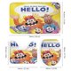 thumbnail image 3 of GoNoodle-theme 4-Piece Shower Curtain Set with Rugs, Waterproof Bathroom Decor Set Includes Bath Mat, U-Shaped Rug, Toilet Lid Cover and Curtain with Hooks, 3 of 6