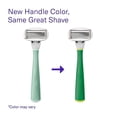 thumbnail image 3 of Flamingo Women's Razor Shaving Set with Razor Handle and 5-Blade Razor Cartridges, Matcha, 4 Piece, 3 of 9