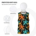 thumbnail image 3 of Rocae Palm Trees for Men's Basketball Jersey Lightweight and Breathable Athletic Tank Top,Quick-Drying Sports Jersey Small, 3 of 9