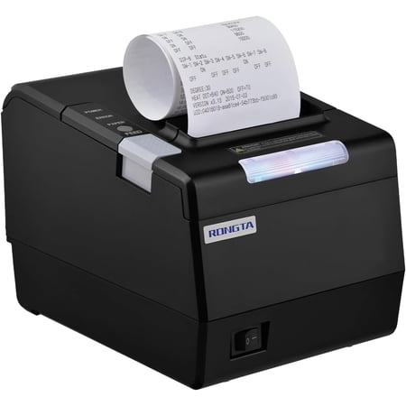 POS Printer, 80mm Thermal Receipt Printer, Restaurant Kitchen Printer with Auto Cutter, USB Serial Ethernet Interface, ESC/POS Command, Support Cash Drawer for Windows/Mac/Linux(RP850)