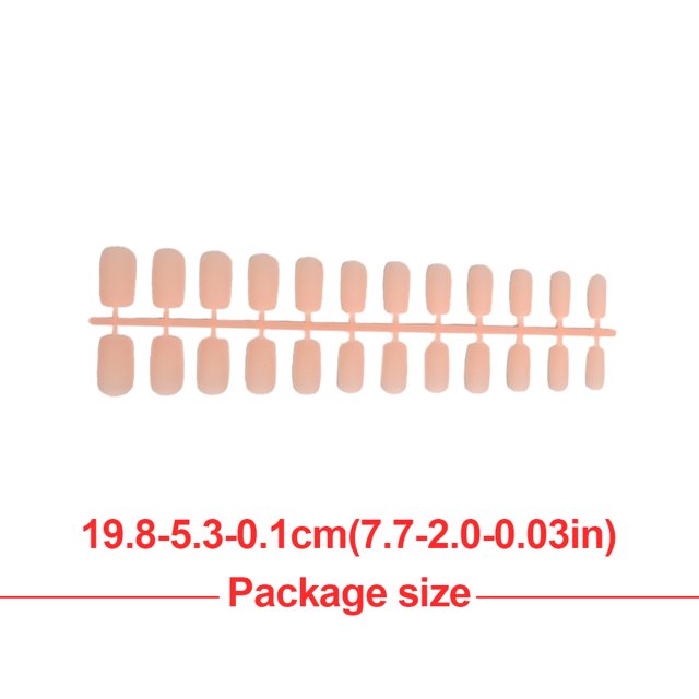 1 Set Glue on Nails Medium Length Files Stick Nails Medium Length Full Cover Wraps Art Decals Artificial Beauty Tool Manicure Kit Decorations 18