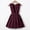 Red, variant on Toddler Uniform Dresses for Girls A-Line Pleated Hem Knee Length Sleeveless Green Uniform Dresses for Girls Back To School Outfits Toddler Uniform Jumper for Girls 3-4 Years