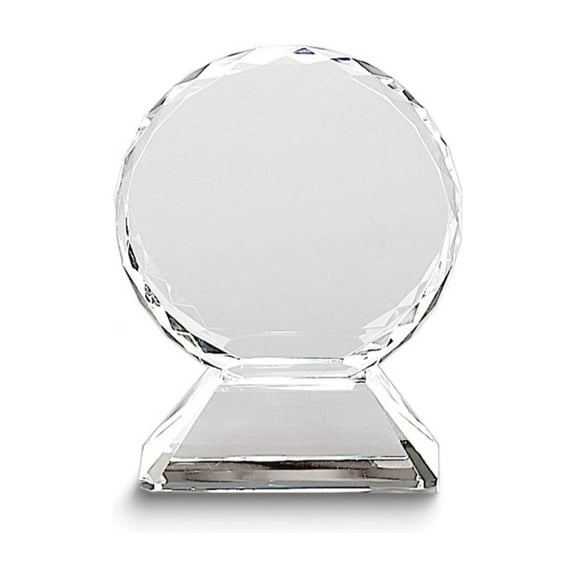 CGI Creative Gifts Round Optic Glass on Base, 5.7"