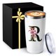 thumbnail image 1 of Taza de café aislante MNZZ Taza de viaje de acero inoxidable de 600 ml, 1 of 7