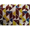 thumbnail image 4 of oneOone Cotton Silk Fabric Parallelogram & Triangle Geometric Fabric Prints By Yard 42 Inch Wide, 4 of 4