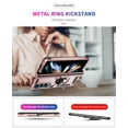 thumbnail image 5 of Asuwish Compatible with Samsung Galaxy Z Fold 4 5G 2022 Phone Case Slim Magnetic Ring Holder Stand Hybrid Protective Shockproof Cell Cover for ZFold4 Z4 Fold4 4Z ZFold45G Women Men Pink, 5 of 8