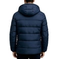 thumbnail image 5 of WRKEKC Puffer Jacket Men Hooded Lightweight Winter Outerwear with Zipper Side Pockets for Cold Weather Daily Outdoor Wear, 5 of 6