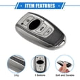 thumbnail image 4 of Unique Bargains Smart Remote Key Shell Replacement for Car 4 Buttons Silver Tone 1 Pc, 4 of 6