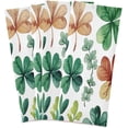 thumbnail image 2 of Coolnut St. Patrick's Day Green Clover Kitchen Dish Towel Set,Drying Kitchen Towels Tea Towels Gift Set for Drying Cleaning Cooking Baking 1Pcs Wash cloth, 2 of 7