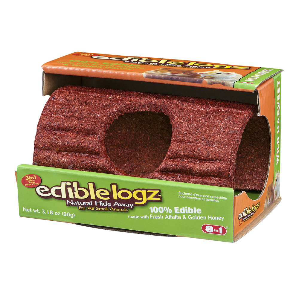 Wild Harvest Edible Logz Hide Away Treat for Small Animals, 3.18 oz - image 4 of 9