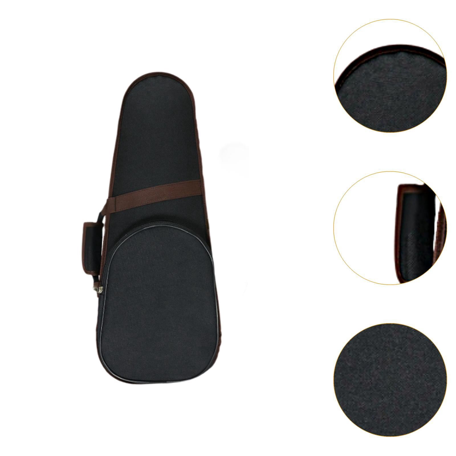 LeeQinersw 4/4 Violin Case Portable Violin Carrying Bag Sturdy Oxford Cloth Backpack Straps