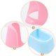 thumbnail image 3 of EXHUMKY 2Ud Soporte Para Bebedero De Mascotas De Plástico Para Uso En Casa Con Colores Variados, 3 of 8