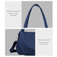 thumbnail image 6 of LACKUST Large Capacity Messenger Bag, Casual, Hand/Shoulder, Travel, Fitness, Shopping,Dark Blue, 6 of 7