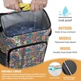 thumbnail image 2 of Travel Cooler Bag - Pioneer Flower Camping Beer Cooler Backpack with Bottle Opener- Waterproof Insulated Picnic Backpacks - Cooler Bag for Beach, 2 of 6