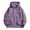 Purple, variant on WREESH Fashion Winter Jacket Men'S Stitching Drawstring Hooded Slim Jacket Coat Outwear Coffee