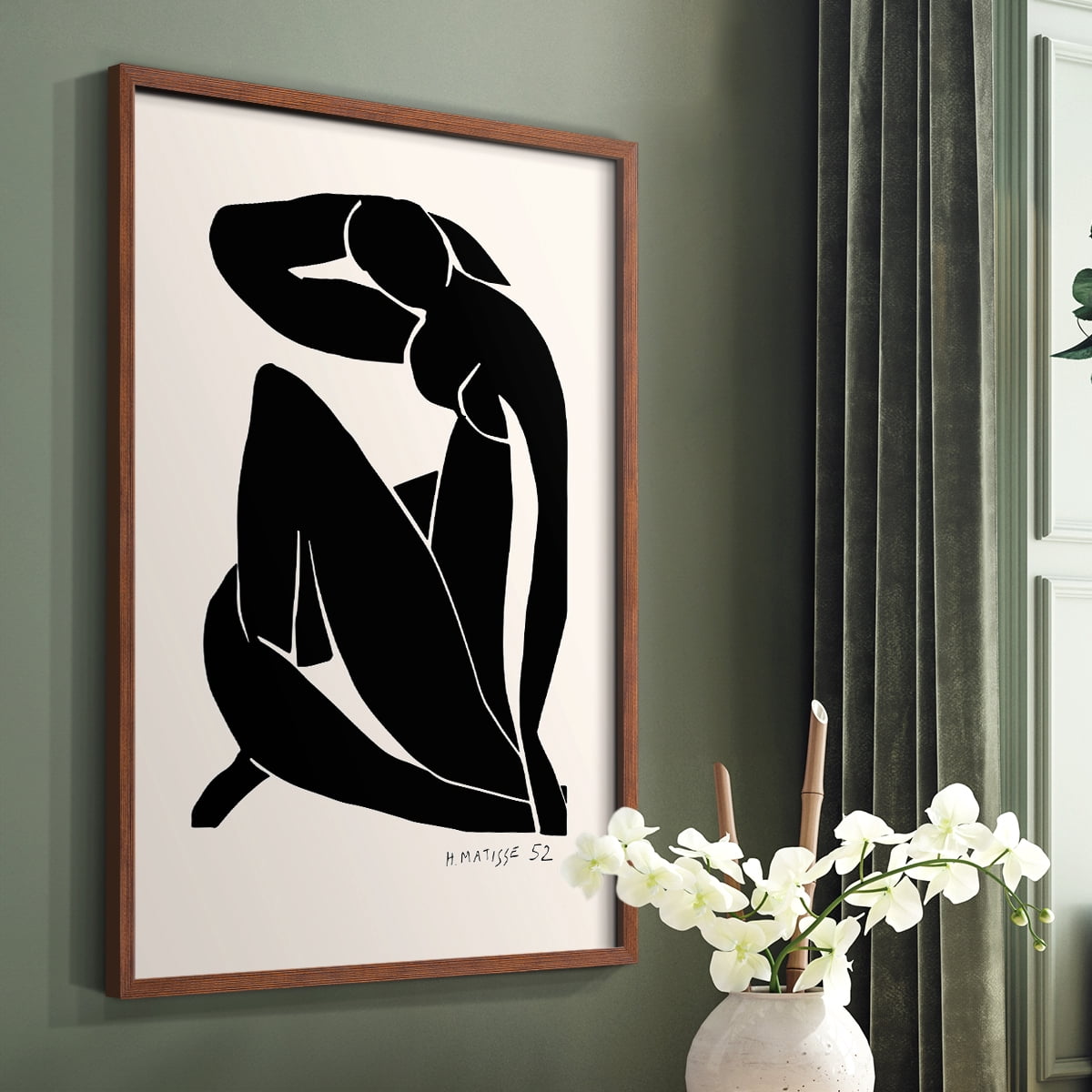 Matisse CCVII in Solid Wood 11 x 14 Framed Print