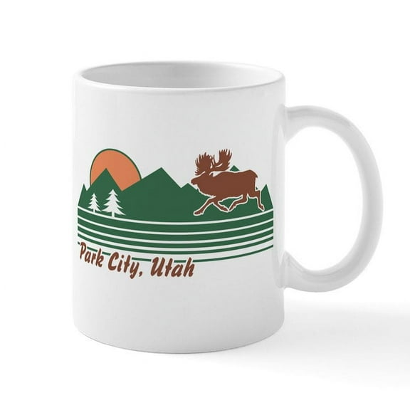 CafePress - Park City Utah Mug - 11 oz Ceramic Mug - Novelty Coffee Tea Cup