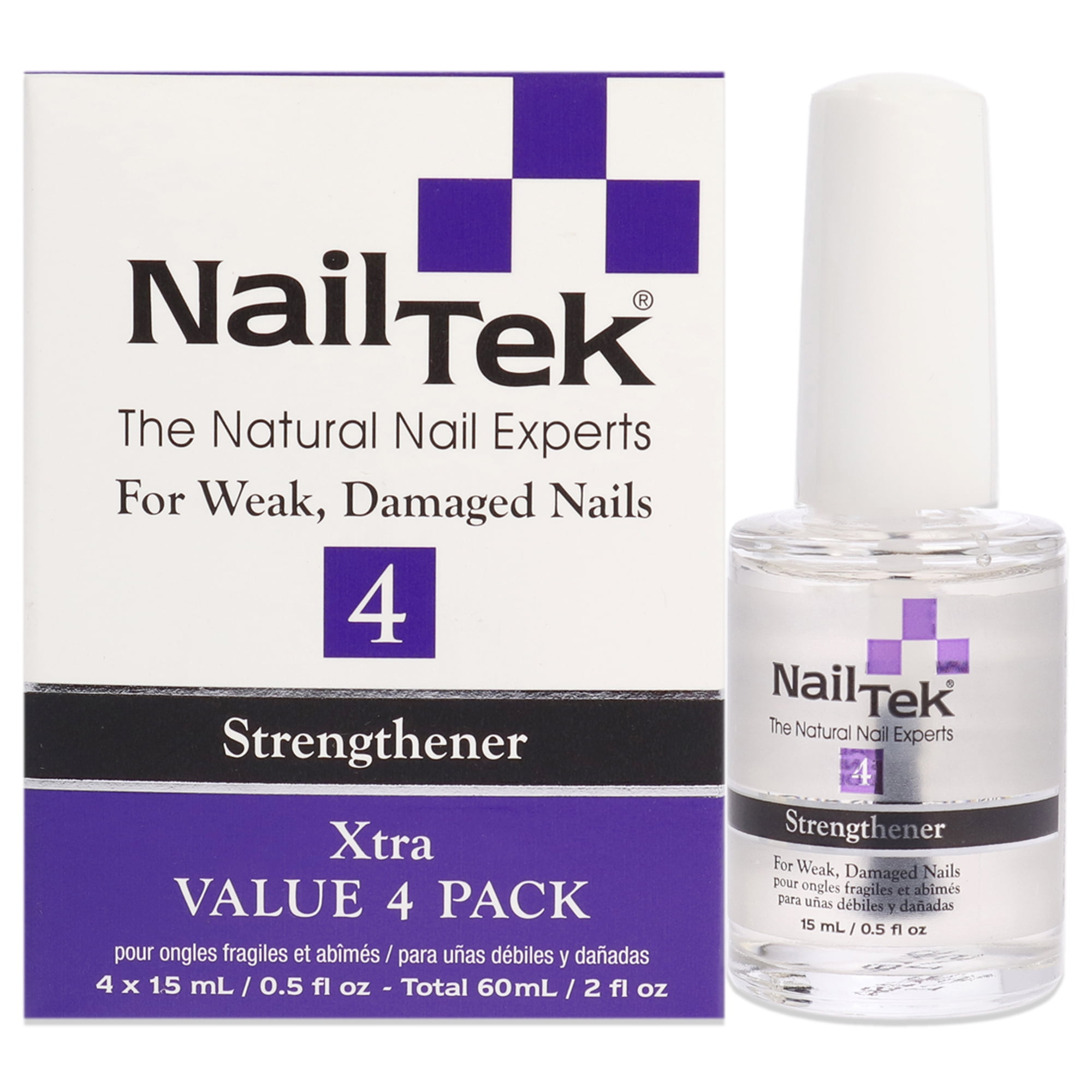 Nail Tek Strengthener Xtra Set 4 for Unisex, 4 x 0.5 oz