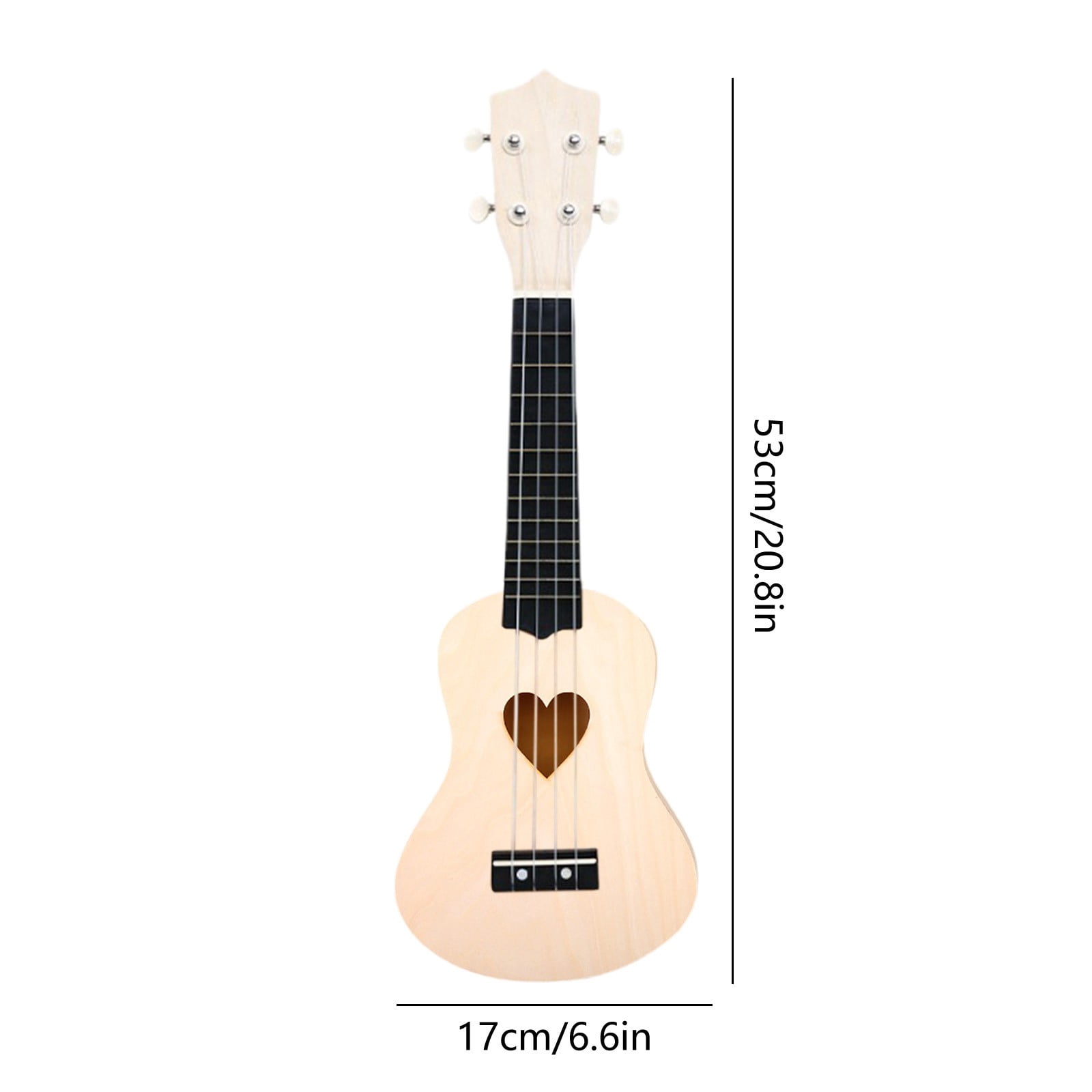 YiJuHui 3pcs Beginner Ukulele DIY Music Kit with Nylon Strings, Handmade Wooden Graffiti Gift for Creative Play & Early Learning