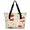 Multicolor 1, variant on Pandas Bamboo Tote Bag for Women, Lightweight Waterproof Large Shoulder Handbag with Zipper for Travel Gym Work Shopping, Cute Panda