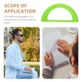 thumbnail image 4 of Shisuyan Blind Protractor: Braille School Ruler Math Geometry Tool School Braille Ruler Learning Supplies Geometry Measuring Tool For Blind Light Green, 4 of 8