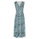 thumbnail image 3 of Vestido Corto de Verano de Moda sin Mangas con Cuello en V Impreso Vestido Casual Grande Del Doblado para Diario, 3 of 5