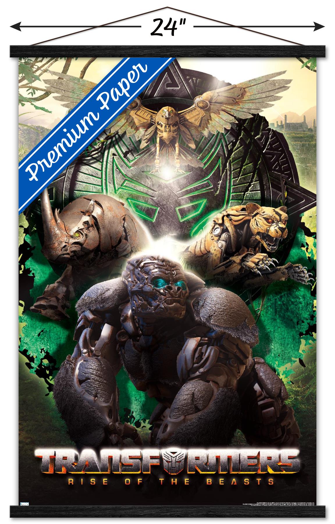 Hasbro Transformers: Rise of the Beasts - Maximals Wall Poster with Magnetic Frame, 22.375" x 34"