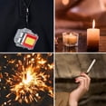 thumbnail image 7 of RnemiTe-amo Torch Lighter,Electric Lighter Rechargeable Lighter Flameless Windproof Water Proof With Lighting Unique Lighter Gifts For Father's Day Christmas Birthday Candles, 7 of 7
